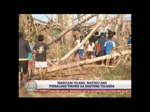 Manicani Island, Guiuan, Eastern Samar on Super Typhoon Yolanda 