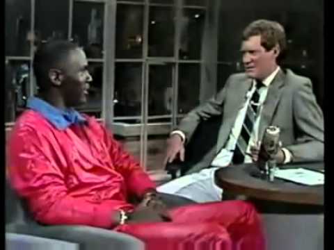 Michael Jordan When He Was 23 Years Old On David Letterman's then NBC show. Funny Interview.