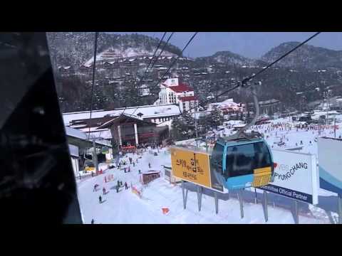 Snowboarding at Yongpyong (Pyeongchang, Korea)