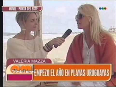 AM- Valeria Mazza- Empezo el año en playas uruguayas