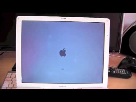 how to install mac osx tiger 10.4 on ibook g4