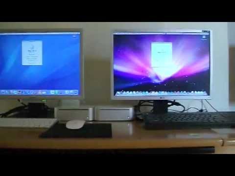 Mac OS X 10.4 Tiger vs Mac OS X 10.5 Leopard on Mac mini G4 1.42GHz 1GB RAM