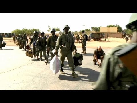 Timbuktu airport seized by French led troops.