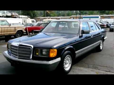 W126 Mercedes Benz 500SEL S-Class Video Review Saloon For Sale SEL 500 560 420