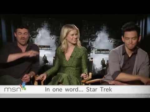 Karl Urban,John Cho and Alice Eve Interview-STID