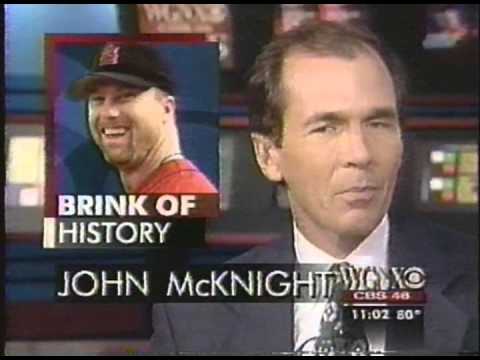 WGNX-TV Atlanta GA 1998 Bob Jones - Mark McGwire Interview