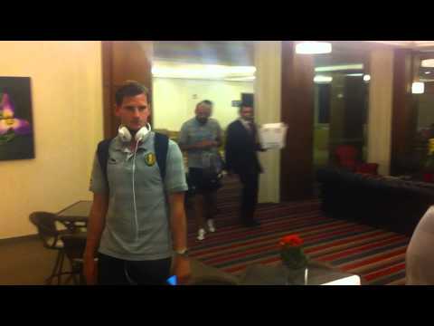 The team reunites with Thomas and Vincent at the hotel after Korea Republic vs Belgium!