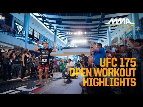 UFC 175: Open Workout Highlights