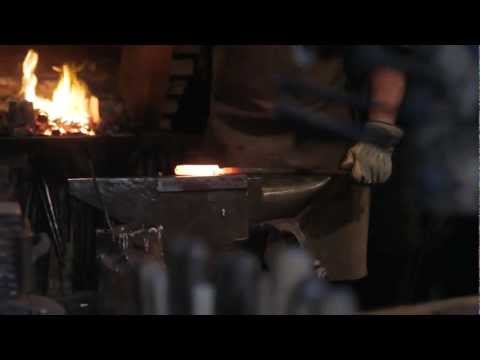 The Birth Of A Tool. Part III. Damascus steel knife making (by John Neeman Tools)