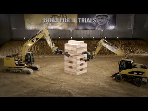 Built For It™ Trials - Stack: Largest Board Game Played with Cat® Excavators