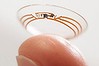 Prototype for Google's computerised contact lens.