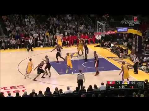 Portland Trail Blazers vs Los Angeles Lakers Full Highlights NBA Scores for February 22, 2013