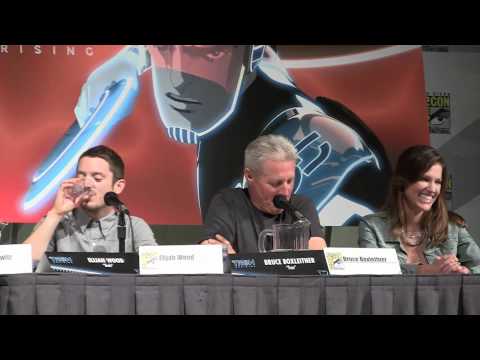 Full Tron: Uprising panel with Elijah Wood, Bruce Boxleitner, at San Diego Comic-Con 2012