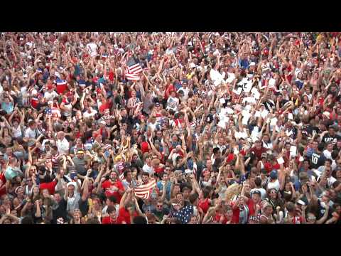 KC Explodes after Jermaine Jones Goal vs Portugal