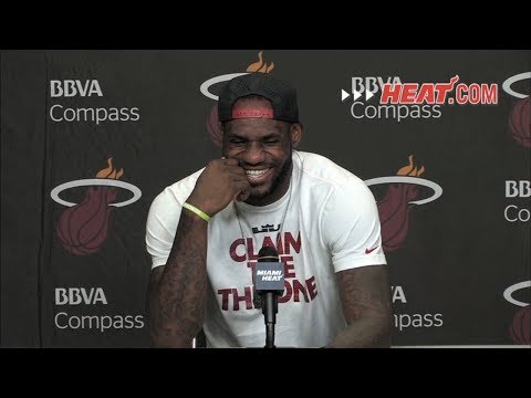 LeBron James Exit Interview | June 18, 2014 | 2014 NBA Finals