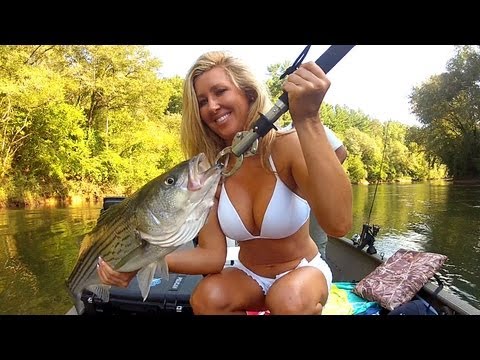 Striped Bass Fishing With My Girl on Lake Lanier