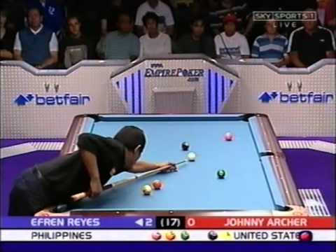 Efren Reyes vs Johnny Archer 1/5 - 9-Ball World Championship 2003 - Day 5 (last 64)