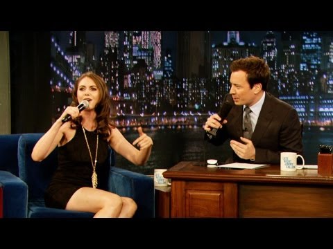 Alison Brie Freestyle Raps