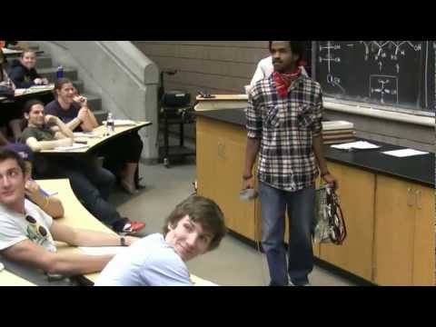 Zorro Kills Thief in Lecture Prank (with Mariachi Band), University of Michigan