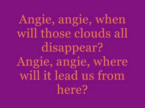 The Rolling Stones - Angie - w/ lyrics