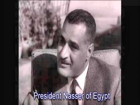 1956 Middle East peace Interviews: Ben Gurion - King Hussein - President Nasser