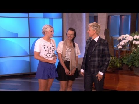 Ellen Meets an Australian Fan!