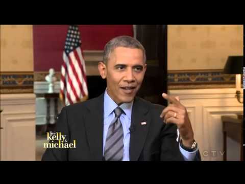 Barack Obama on Live With Kelly and Michael - May 30th 2014 - Full Interview