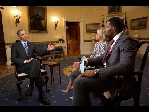 LIVE with Kelly and Michael Interviews President Obama