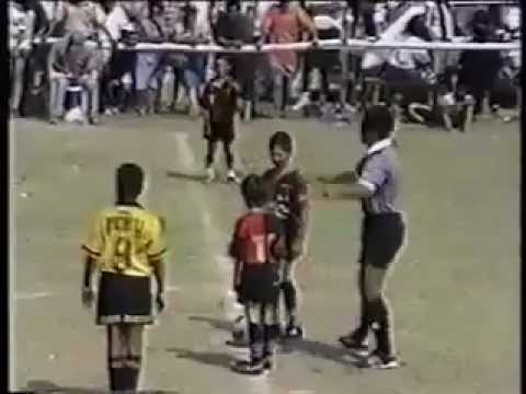 Young Little Messi with Argentina Newells Old Boys