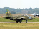 Su-25UB and MiG-29 (9-13) of Ukrainian Air Force.