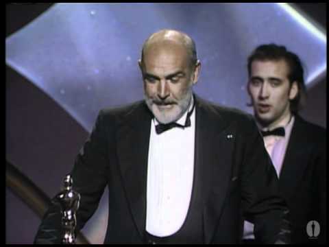 Sean Connery winning Best Supporting Actor