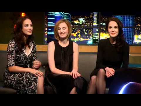 Jessica Brown Findlay, Laura Carmichael, Michelle Dockery.