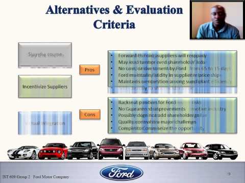 Ford Motor Company Case Study   CSUSB MBA IST 609 Group 2