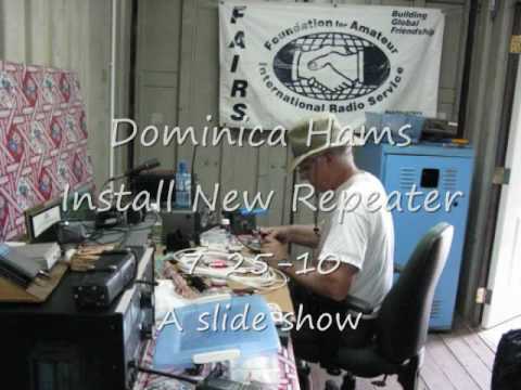 Caribbean Island of Dominica New Amateur Radio Repeater Ham