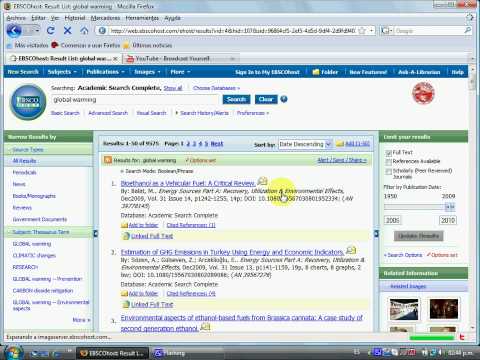 Taller sobre Ebsco Host: Research Databases