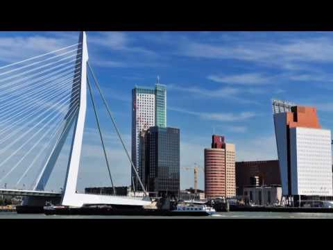 Rotterdam, Netherlands Travel Guide - Erasmus Bridge in Rotterdam