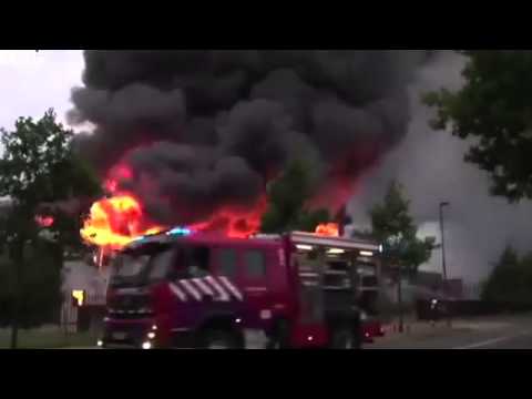 Fire Destroys Netherlands Firelighting Factory