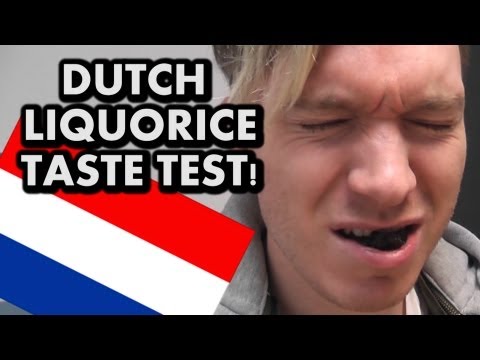 CRAZY DUTCH CANDY FOOD TEST (Dutch Liqourice)