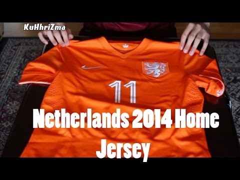 Netherlands Home Robben Jersey World Cup 2014 from Subside Sports Unboxing