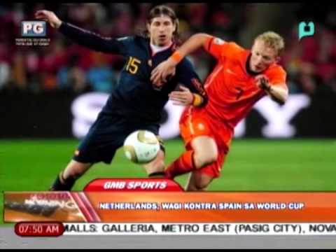 [Good Morning Boss] Sports lang: Netherlands, wagi kontra Spain sa World Cup [06|16|14]