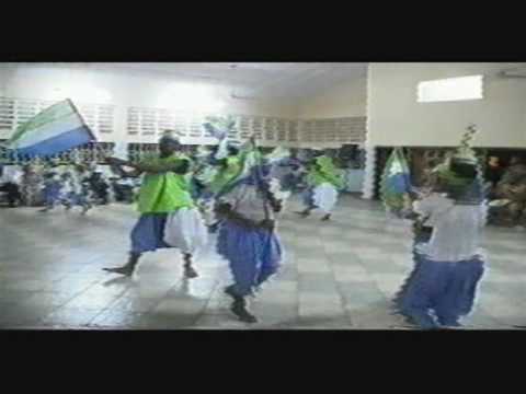 Cultural Performance (Flag Dance of Sierra Leone)