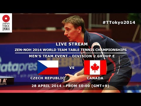 ZEN-NOH 2014 World Team Table Tennis Championships: Czech Republic - Canada