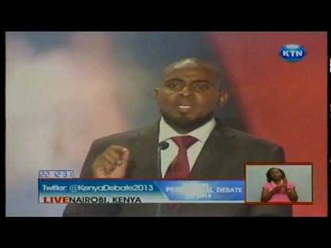 Full second Kenyan  presidential debate on Economy, Integrity and Land