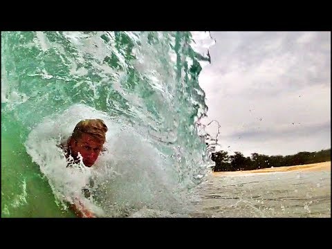 Inside the Barrel - Epic Body Surfing in Hawaii