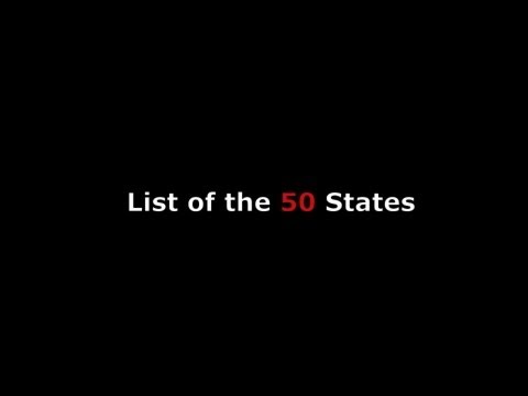 List of States in USA w/ all 50 State Capitals of Those United States in Alphabetical Order