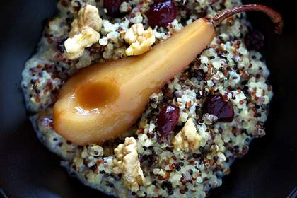 Quinoa porridge.