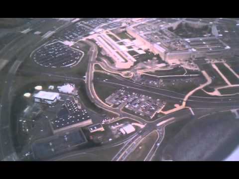 Aerial view of Washington Dc and The Pentagon