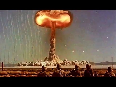 Desert Rock Nuclear Tests 1951-1957 US Army Soldiers Observe Atomic Bomb Blasts