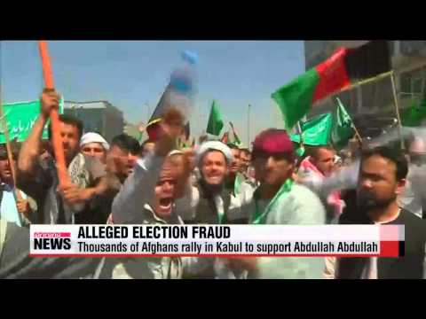 Thousands protest election fraud in Afghanistan amid Taliban conflict