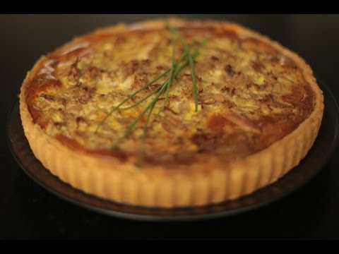 Recette de la tarte au thon, poivron et herbes par Hervé Cuisine